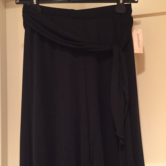 Dressbarn sheer palazzo wide leg black pants - Picture 4 of 8